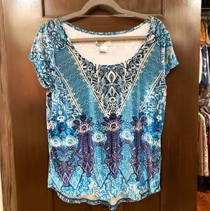 NWOT Lucky Brand boho top